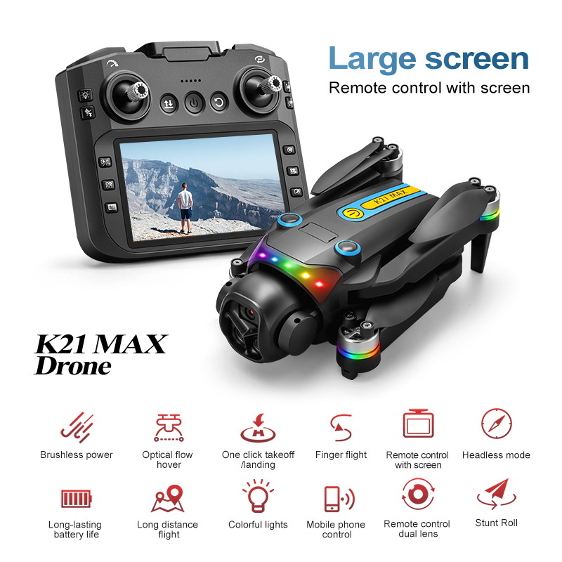 Drone Controller Screen - Zewnętrzny dron elektryczny z podwójną kamerą