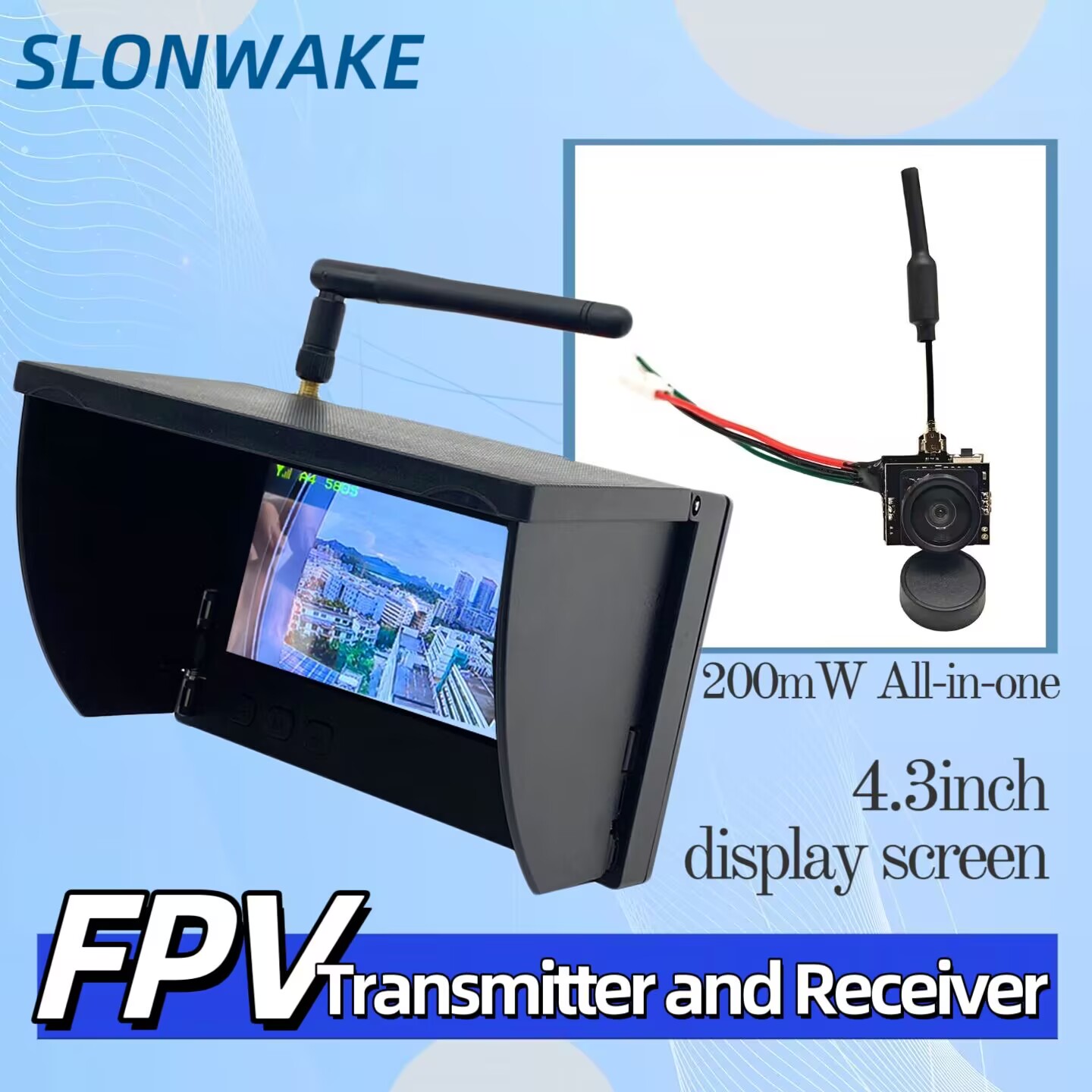Drone Controller Screen - Kamera do analogowej transmisji wideo SLONWAKE