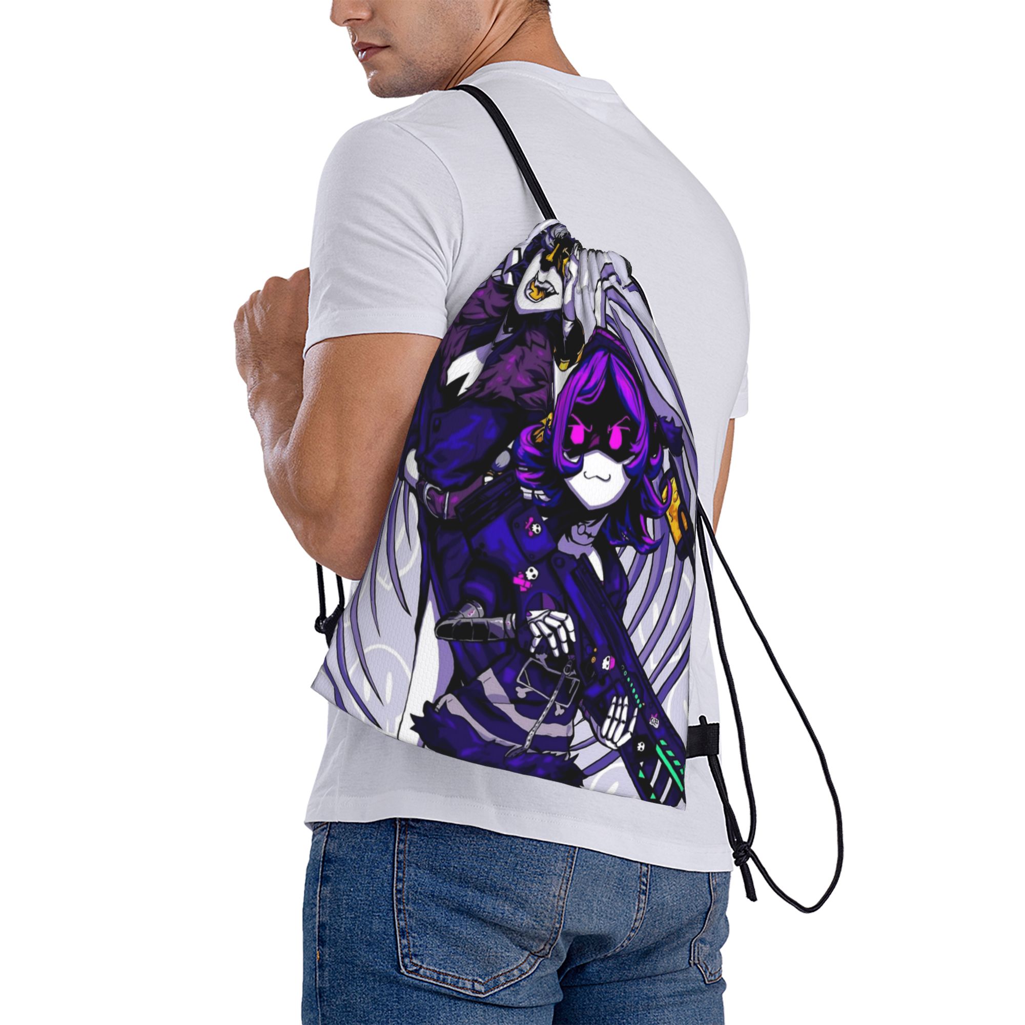 Drone Backpack - Torba ze sznurkiem Murder Drones Anime,