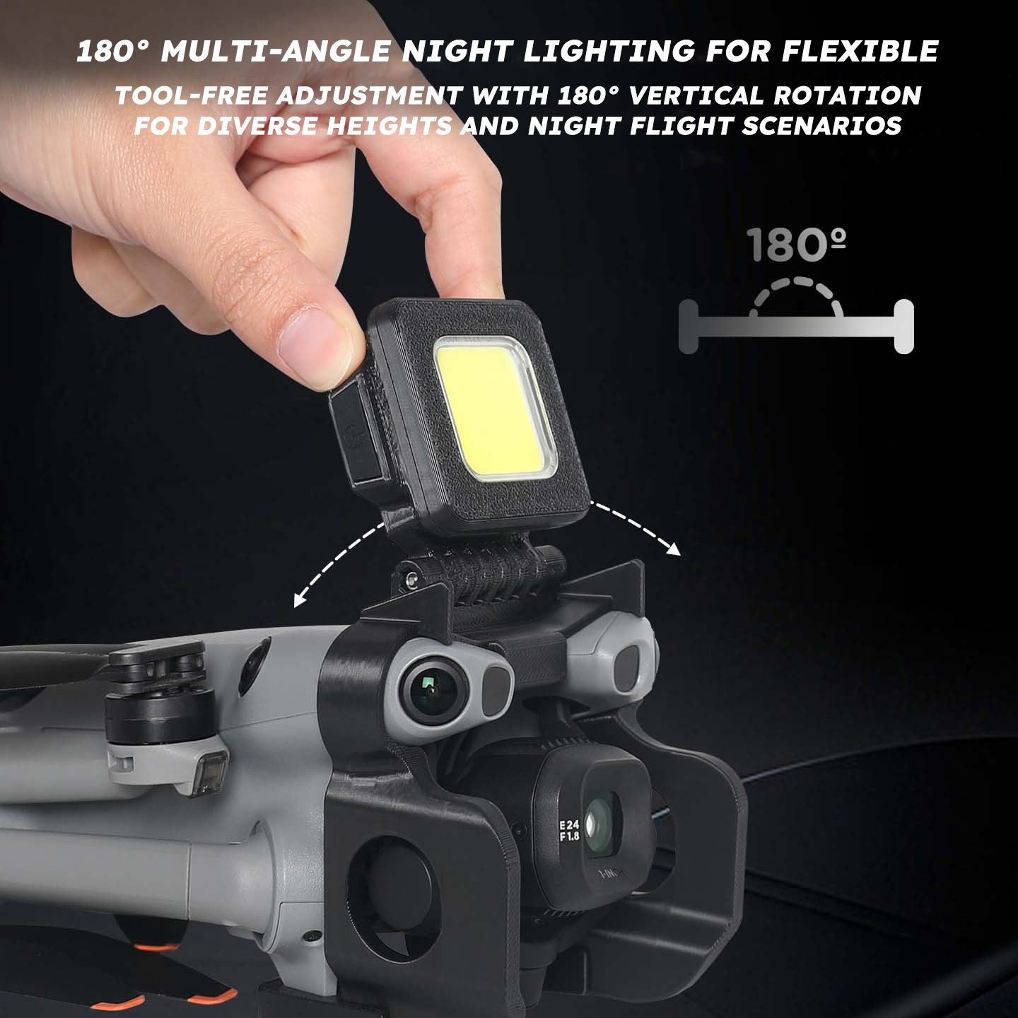 Światło nocne do DJI Mini 5 Pr – Drone Propeller Holder recenzja i cena