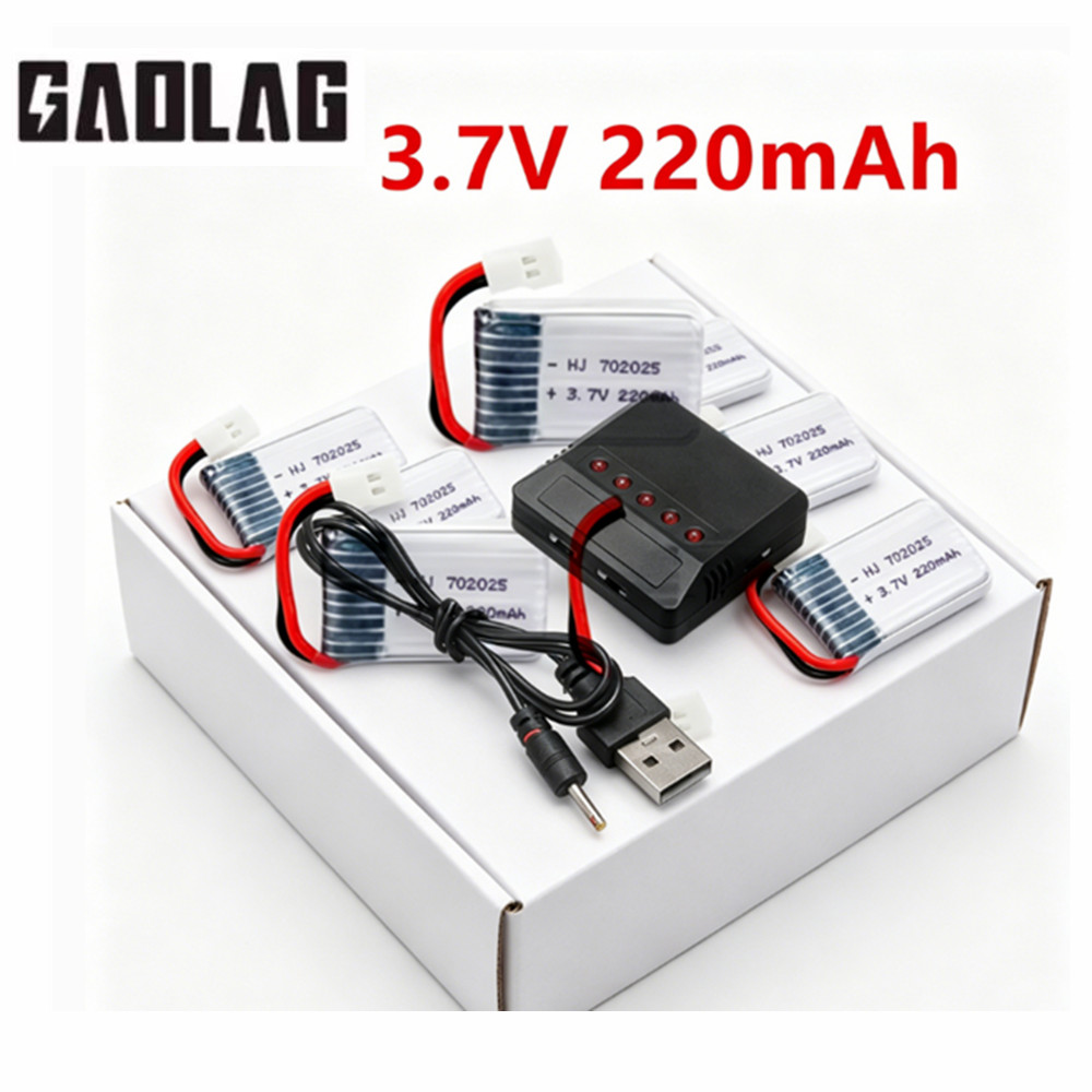 Akumulator 702025 3.7V 220mAh  – Drone Battery Charger recenzja i cena