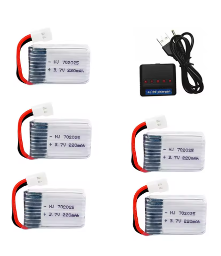 Akumulator 702025 3.7V 220mAh  – Drone Battery Charger recenzja i cena