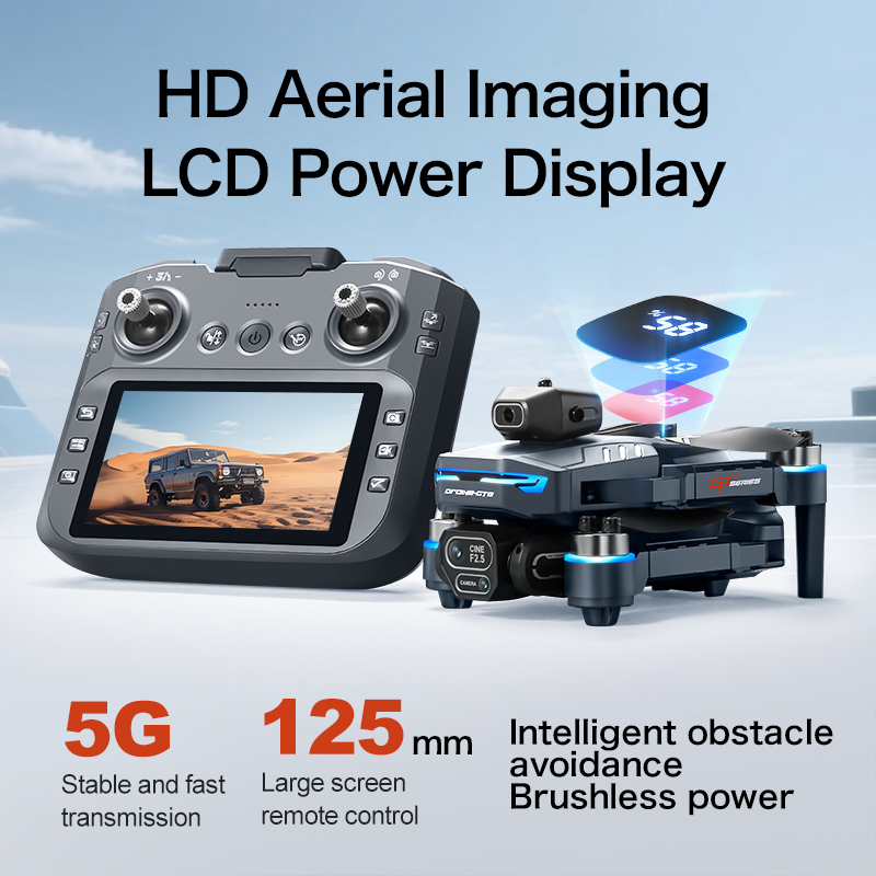 Dron GT8 z funkcją unikania pr – Drone Controller Screen recenzja i cena